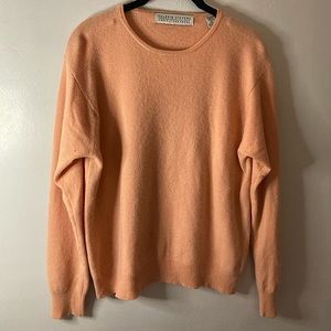Valerie Stevens Peach Crewneck Sweater